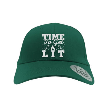 Time to Get Lit  Embroidered Baseball Hat